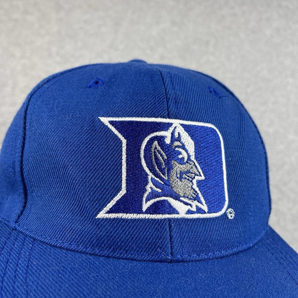 VTG Duke Blue Devils Sports Specialties Big Face Hat Snapback Wool Blend Rare - Picture 3 of 11
